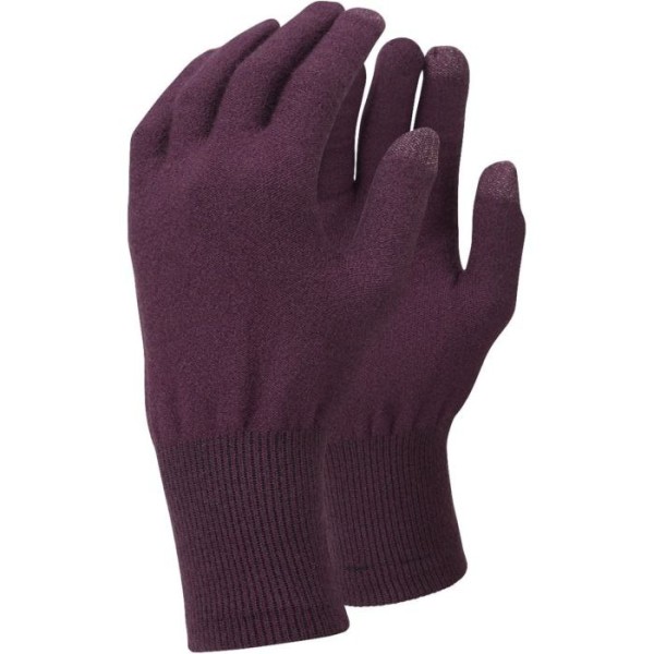 Перчатки Trekmates Merino Touch Glove TM-005149 blackcurrant L фиолетовый
