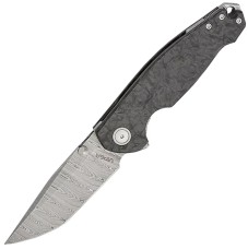 Нож Viper Katla Damascus Marbeled CF Black