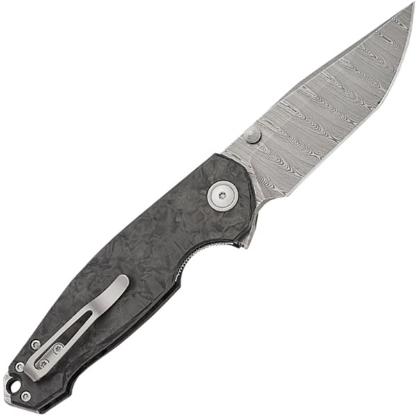 Нож Viper Katla Damascus Marbeled CF Black
