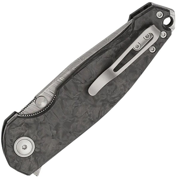 Нож Viper Katla Damascus Marbeled CF Black