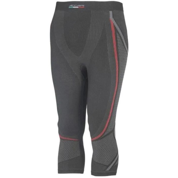 Термоштаны Accapi Synergy 3/4 Black/Red XS/S