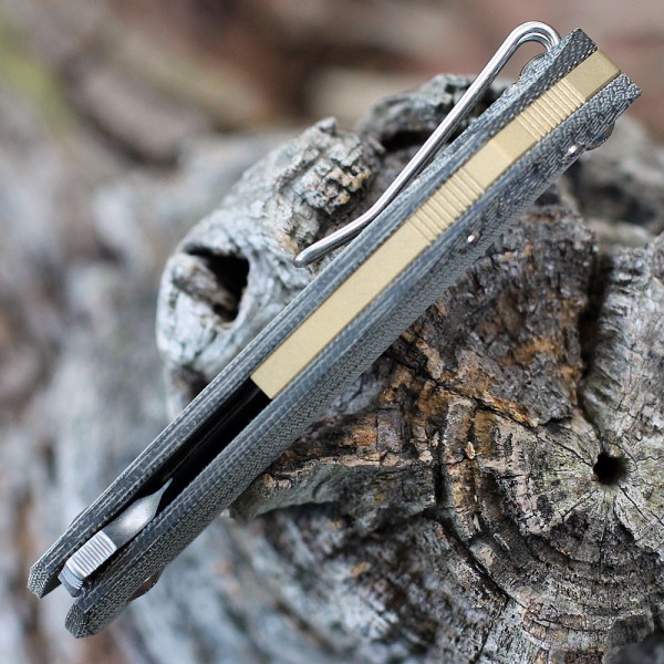 Нож GiantMouse ACE Corta - Green Canvas Micarta