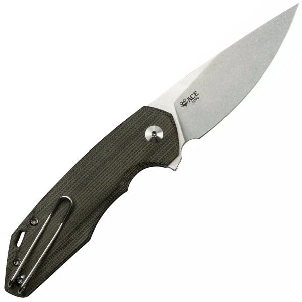 Нож GiantMouse ACE Corta - Green Canvas Micarta