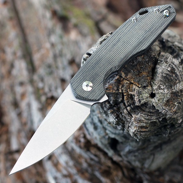 Нож GiantMouse ACE Corta - Green Canvas Micarta