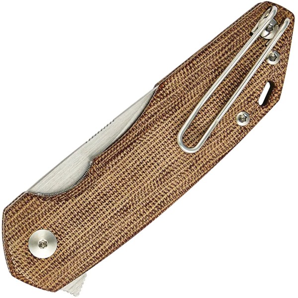 Нож GiantMouse ACE Corta - Natural Canvas Micarta Brown