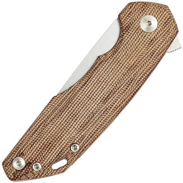 Нож GiantMouse ACE Corta - Natural Canvas Micarta Brown