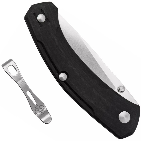 Нож GiantMouse ACE Iona V2 - Black Linen Micarta