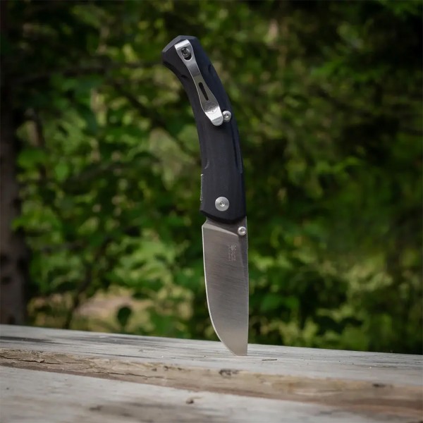 Нож GiantMouse ACE Iona V2 - Black Linen Micarta