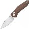 Нож GiantMouse ACE Nazca - Natural Canvas Micarta Brown