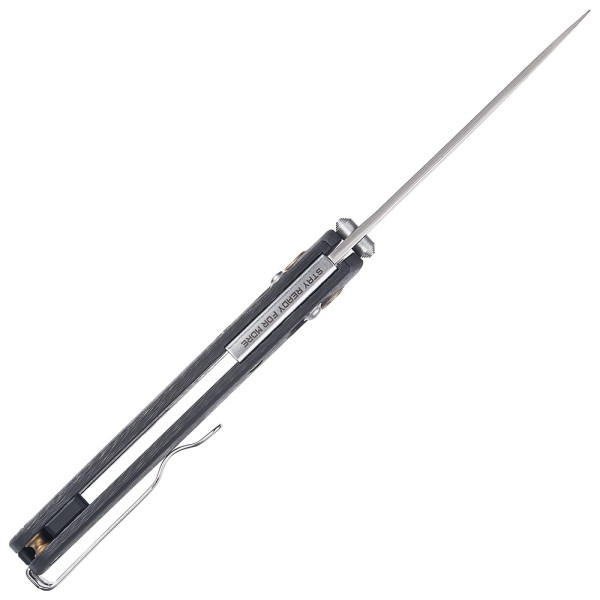 Нож SRM Medal 255L-CB2, Carbon Fiber, Laminated 140Cr steel