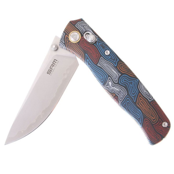 Нож SRM Medal 255L-GQ2, Laminated, разноцветньій G-10