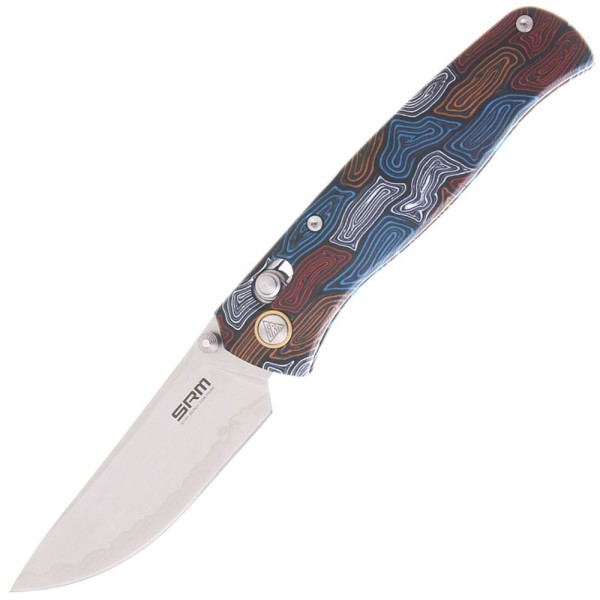 Нож SRM Medal 255L-GQ2, Laminated, разноцветньій G-10