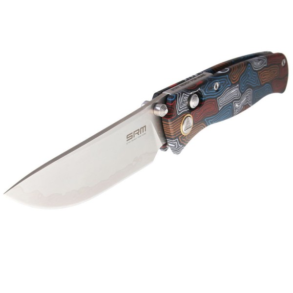 Нож SRM Medal 255L-GQ2, Laminated, разноцветньій G-10