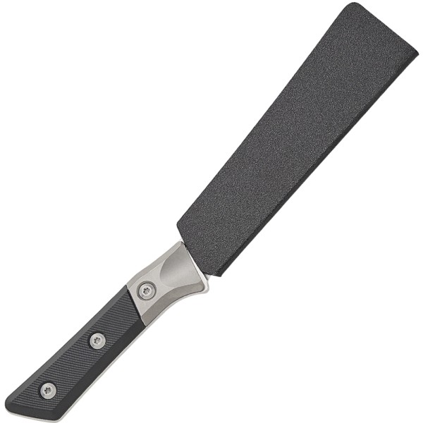 Нож кухонный Microtech Boning Knife Stonewash Standard Titanium Bolster, G-10 Black