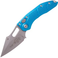 Нож Microtech Stitch S/E, Apocalyptic Standard Blue