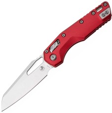 Нож Microtech MSI S/E Stonewash Standard Fluted Red