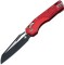 Ніж Microtech MSI S/E Black Standard Aluminium Frag Red