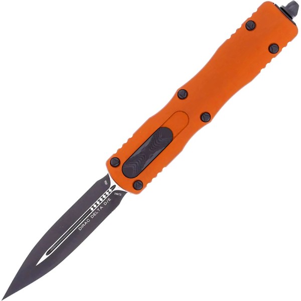 Ніж Microtech Dirac Delta D/E Black Standard Orange