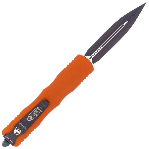Ніж Microtech Dirac Delta D/E Black Standard Orange