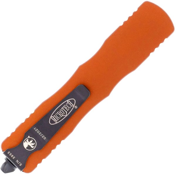 Ніж Microtech Dirac Delta D/E Black Standard Orange