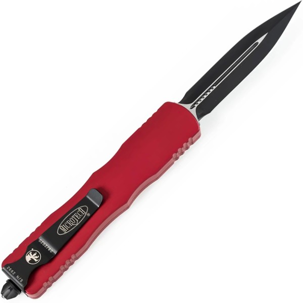 Ніж Microtech Dirac Delta D/E BLK STD Red