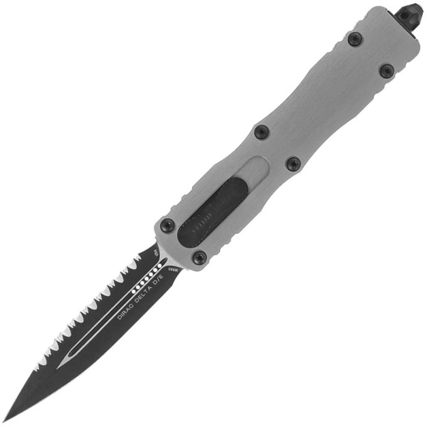Нож Microtech Dirac Delta D/E Serrated Black Standard Natural Clear