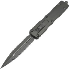 Нож Microtech Dirac Delta Apocalyptic Double Natural Clear серрейтор