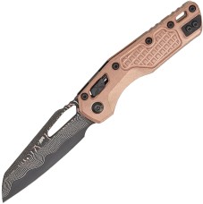 Нож Microtech MSI Marfione Select Baker Forge Coppermai Damascus Frag Pattern Copper