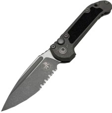 Ніж Microtech LUDT Marfione Select S/E Swlect Apocalyptic Titanium W/ Apocaly0ptic Titanium Accent Hardware Part серейтор
