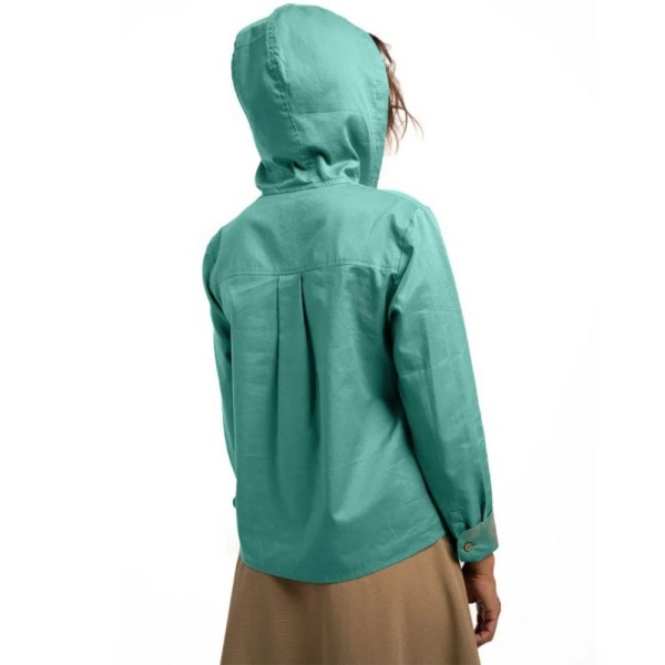 Рубашка женская Turbat Mamberamo Wmn agate green XL бирюзовая