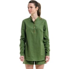 Сорочка жіноча Turbat Madeira Hemp Wmn bronze green M зелена