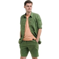 Сорочка чоловіча Turbat Amazonka Hemp Mns bronze green L зелена