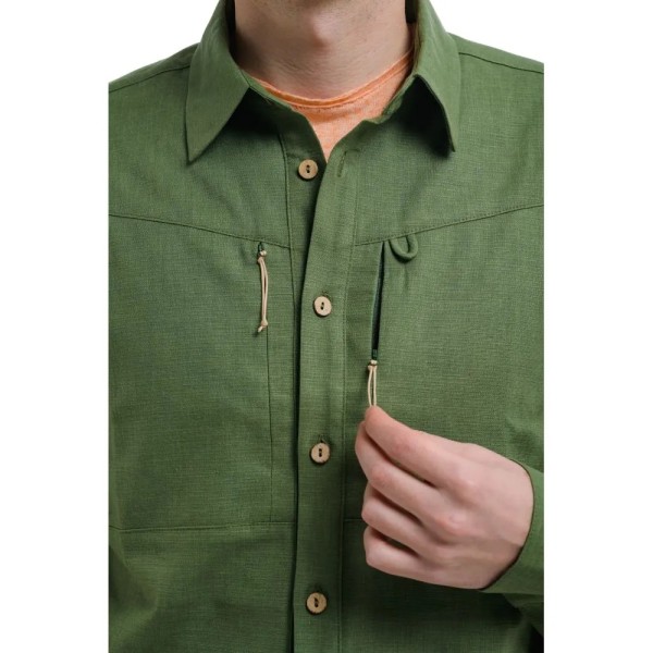 Рубашка мужская Turbat Amazonka Hemp Mns bronze green XXL зеленая