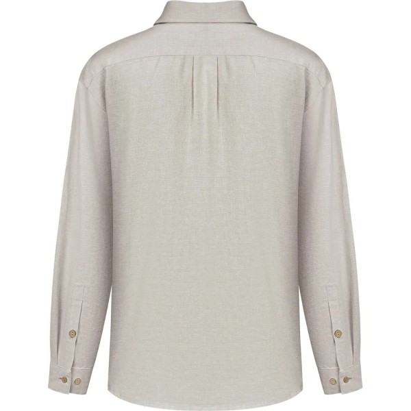 Рубашка мужская Turbat Amazonka Hemp Mns moonbeam beige M светло-молочная