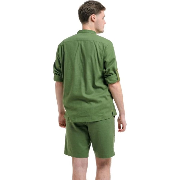 Рубашка мужская Turbat Madeira Hemp Mns bronze green L зеленая
