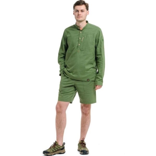 Рубашка мужская Turbat Madeira Hemp Mns bronze green S зеленая