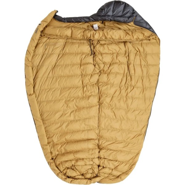 Спальник пуховой Turbat NOX 400 grey/cheddar orange 185 см серый/оранжевый