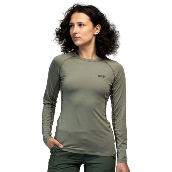 Термофутболка женская Turbat Hike Lite LS Wmn tea olive XL оливковая