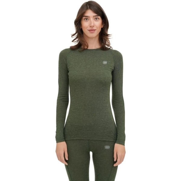 Термофутболка женская Turbat Retezat Top Wmn kombu green L хаки