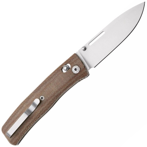 Нож Lionsteel NiNi, Natural canvas Brown