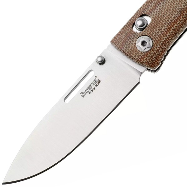 Нож Lionsteel NiNi, Natural canvas Brown