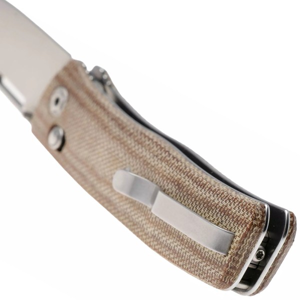 Нож Lionsteel NiNi, Natural canvas Brown