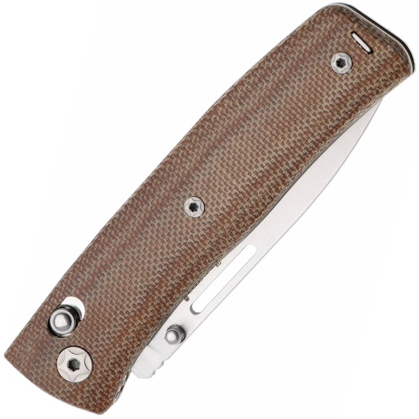 Нож Lionsteel NiNi, Natural canvas Brown