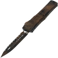 Ніж Microtech Combat Troodon GEN III D/E Plague Outbreak Signature Series серейтор