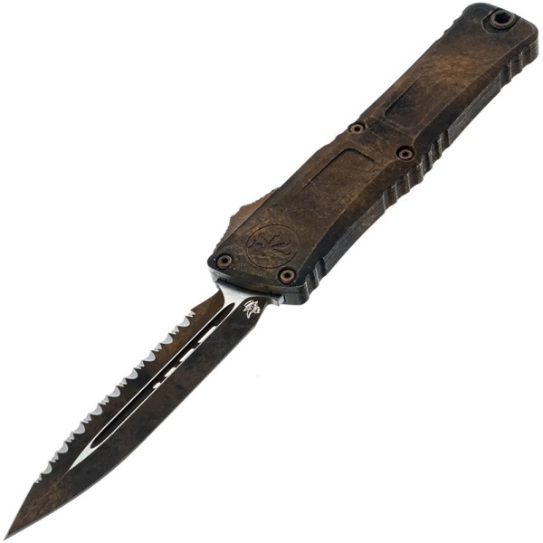Нож Microtech Combat Troodon GEN III D/E Plague Outbreak Signature Series серрейтор