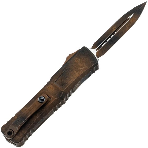 Нож Microtech Combat Troodon GEN III D/E Plague Outbreak Signature Series серрейтор