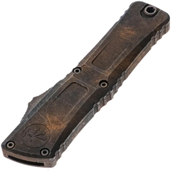 Нож Microtech Combat Troodon GEN III D/E Plague Outbreak Signature Series серрейтор