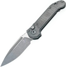 Нож Microtech L.U.D.T. Marfione Select Apocalyptic Slab Side Titanium W/Apocalyptic Titanium Accent Hardware