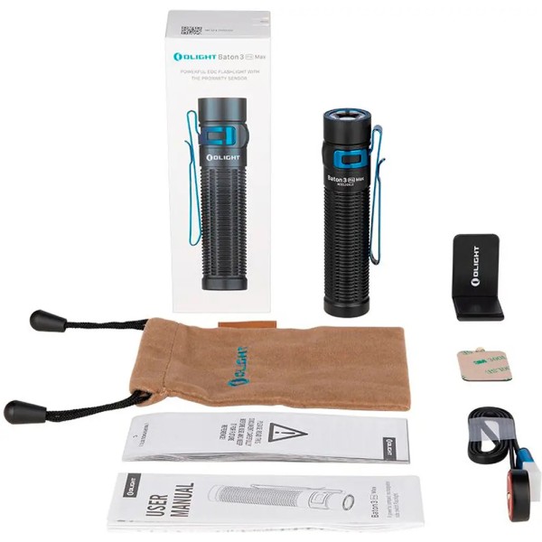 Фонарь Olight Baton 3 Pro Max, CW Black