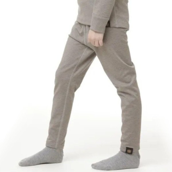 Термоштаны детские Turbat Yeti Bottom Kids steeple gray 128 серые